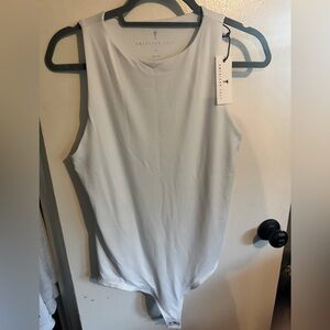 American tall Large sleeveless body suit